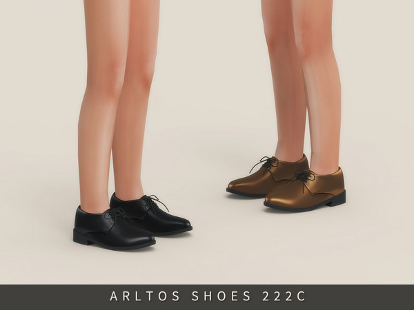 Sims 4 — Children loafers by Arltos — 7 colors.