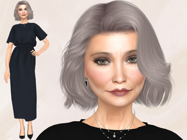 Sims 4 — Gladys Burton by grinchk7 — If you want the Sim to look the same as in the pictures you need to download all the