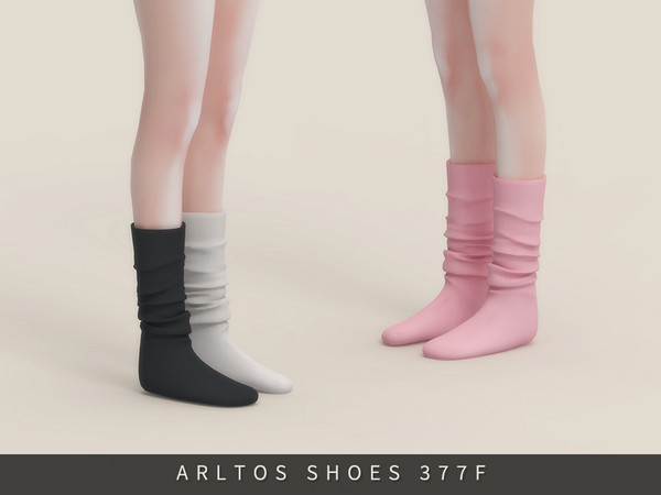Sims 4 — Cotton socks Female by Arltos — 17 colors.