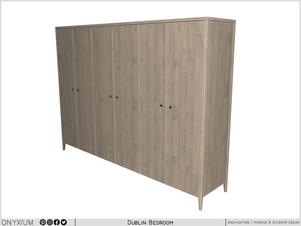 Sims 4 — Dublin Wardrobe by Onyxium — Onyxium@TSR Design Workshop Dining Room Collection - Belong To The 2025 Year