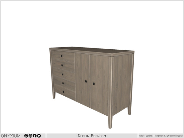 Sims 4 — Dublin Chest Of Drawers by Onyxium — Onyxium@TSR Design Workshop Dining Room Collection - Belong To The 2025