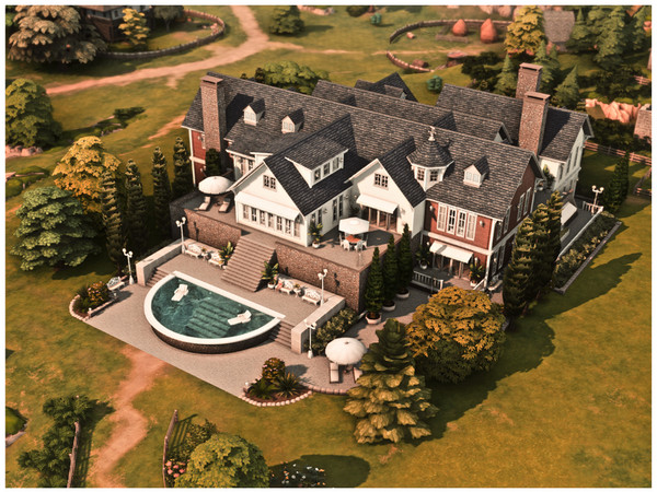 Sims 4 — MM. Family Mansion 8 by Merin_Martini — My Sims 4 lots some are inspired from random pictures that I found on