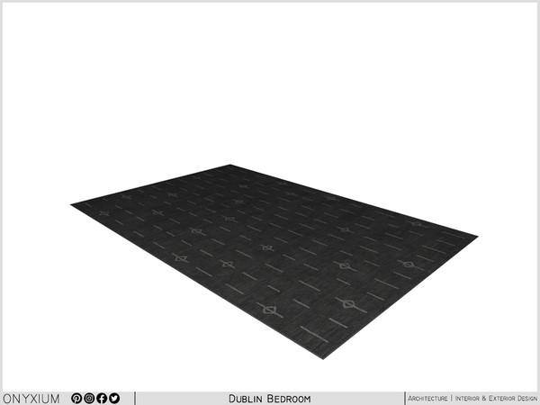 Sims 4 — Dublin Rug by Onyxium — Onyxium@TSR Design Workshop Dining Room Collection - Belong To The 2025 Year