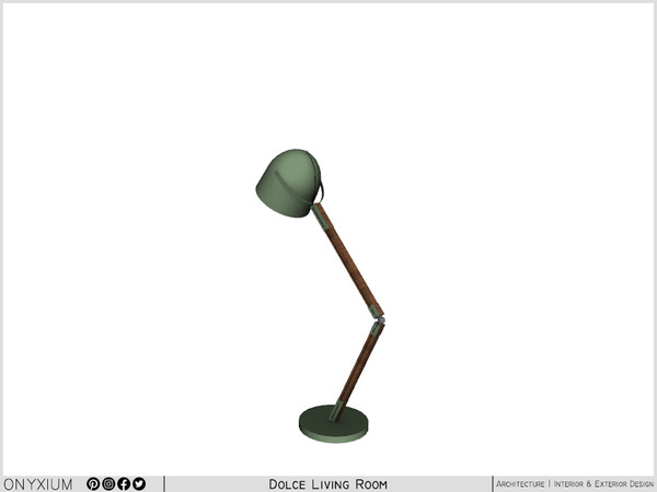 Sims 3 — Dolce Industrial Floor Lamp by Onyxium — Onyxium@TSR Design Workshop Living Room Collection - Belong To The 2025