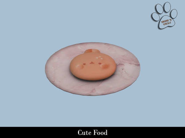 Sims 4 — Cute Food - Donut #01 by siomisvault — My inner kawaii girl is fighting the Wednesday in me haha. I hope you
