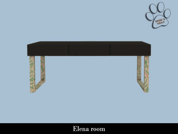 Sims 4 — Elena Room - Furniture by siomisvault — Elena Room's gives the old money vibes back! I hope you like it the