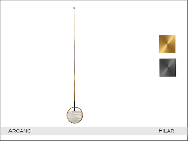 Sims 4 — Pilar Arcano CeilingLinghtMedium 1 by Pilar — Glamorous and elegant with a touch of golden sparkle