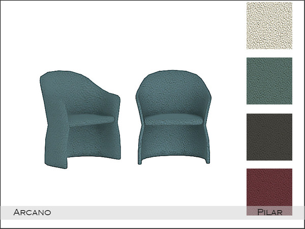 Sims 4 — Pilar Arcano Dining Chair by Pilar — Glamorous and elegant with a touch of golden sparkle