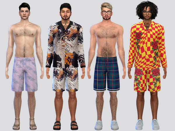 Sims 4 — Casa Shorts by McLayneSims — TSR EXCLUSIVE