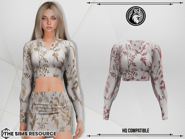 Sims 4 — Layla Set Top by ForLima — 6 Colors
