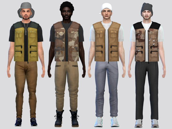 Sims 4 — Retreat Vest by McLayneSims — TSR EXCLUSIVE