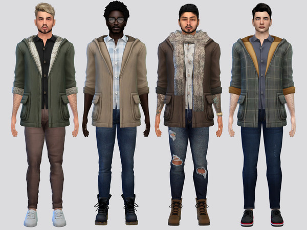Sims 4 — Augustine Jacket by McLayneSims — TSR EXCLUSIVE