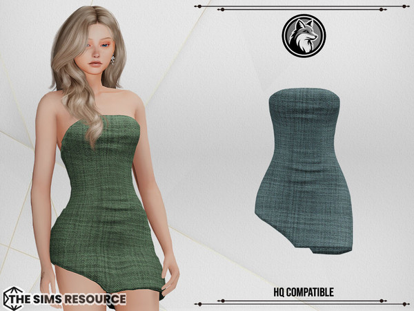 Sims 4 — Ruby Dress by ForLima — 4 Colors