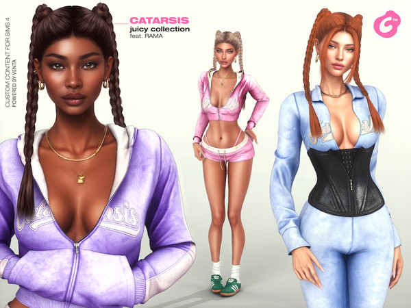 Sims 4 — CATARSIS - Clueless Thong by VentaStudio — Clueless Top