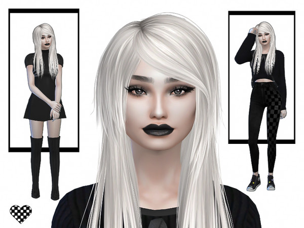 Sims 4 — Lyra Shade by GoldieG17 — Female (Emo)
