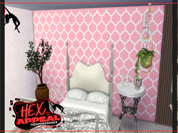 Sims 4 — Hex Appeal - Pink Walls by lavilikesims — A variety of pink walls, in all wall sizes, very romantic