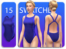 Sims 4 — Sport Swimsuit by Kizaragy — Athletic, sleek, flexible, lightweight, durable.