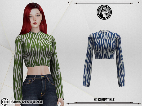 Sims 4 — Melissa Top by ForLima — 4 Colors