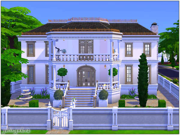 Sims 4 — Willowlight Manor by juliegnks4 — A grand, luxurious home, that reflects wealth and spacious elegance. Built on