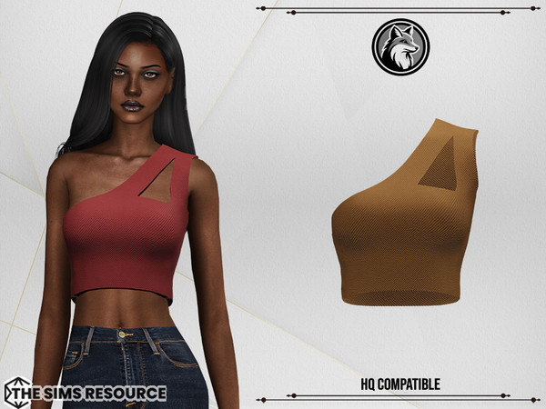 Sims 4 — Nadia Top by ForLima — 4 Colors