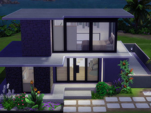 Sims 4 — Basic Beautiful House by 2dogo — A beautiful house, with two floors, very well decorated, featuring a blend of