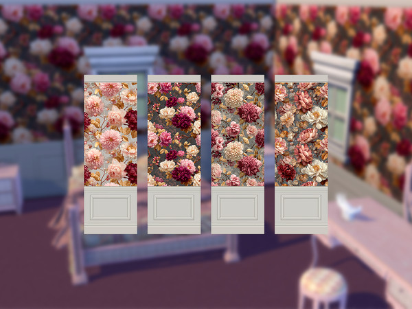 Sims 4 — Velvet Garden by Sinegosa — Dive into a world of luxury and dramatic romance with my "Velvet Garden"