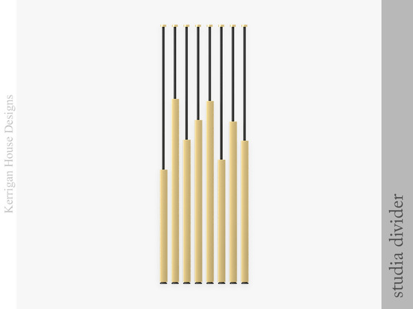 Sims 4 — Studia Divider by kerriganhouse — Modern and luxurious, this chic set is perfect for a penthouse hall, living