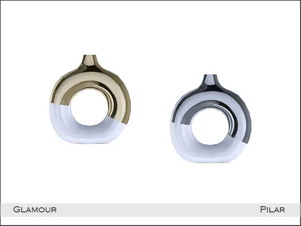 Sims 4 — Pilar Glamour Vase by Pilar — A small, elegant corner in two colors, gold and silver