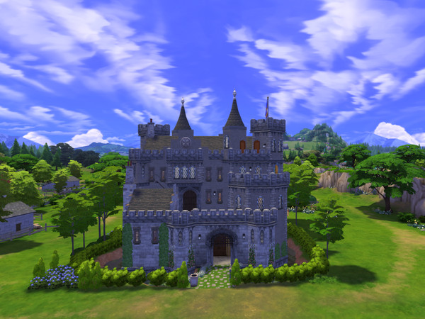 Sims 4 — AoE2 Celtic Castle by AlexTheHuskarl — Listing Description:Step into Celtic grandeur with this fortified