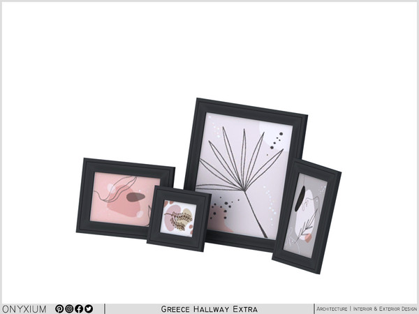 Sims 4 — Greece Painting Frames by Onyxium — Onyxium@TSR Design Workshop Hallway Collection - Belong To The 2025 Year