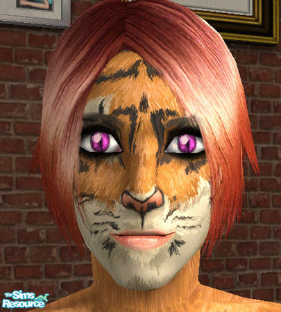 Sims 2 — Feline Arethusa Eyes  ~Sergeykins332  by Sergeykins332 — Eyes of the feline, color of a Pink Arethusa. Part of