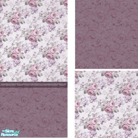 Sims 2 — PurpleWall and PurpleFloors by mysteriousgirl — PurpleWall and PurpleFloors Set