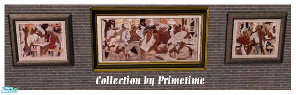 Sims 2 — Primetime's Lounge Prints. by Primetime024 — This set contains three beautiful prints that are perfect for your