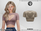Sims 4 — Milly Top by ForLima — 4 Colors