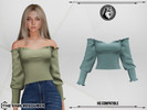 Sims 4 — Liberty Top by ForLima — 4 Colors
