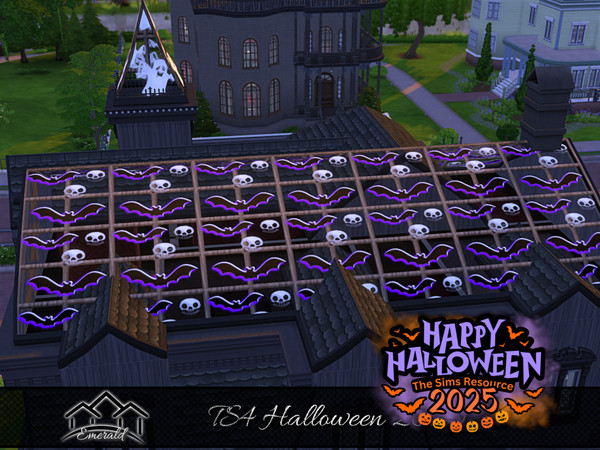 Sims 4 — TS4 Halloween 2025 roof3 by Emerald — Hope your Halloween is full of tricks and treats!