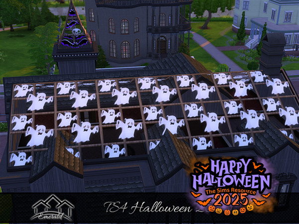 Sims 4 — TS4 Halloween 2025 roof4 by Emerald — Hope your Halloween is full of tricks and treats!