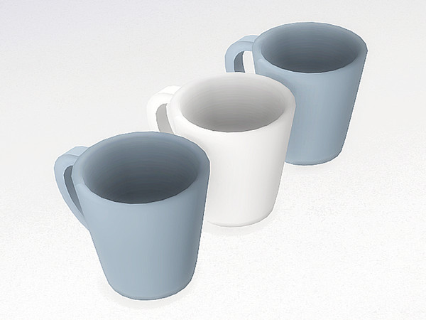 Sims 4 — Cup of Comfort Coffee Set - Cups by SaeraMaples — A modern-farmhouse styled coffee set.