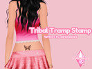 Sims 4 — Tribal Tramp Stamp Tattoo by ashlegacies — - in CAS, in "Tattoo" Section