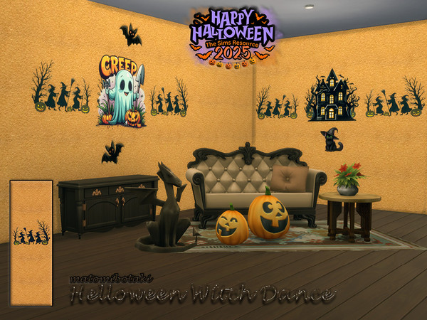 Sims 4 — Helloween Witch Dance.package by matomibotaki — Let's celebrate Helloween and what could be better than a little