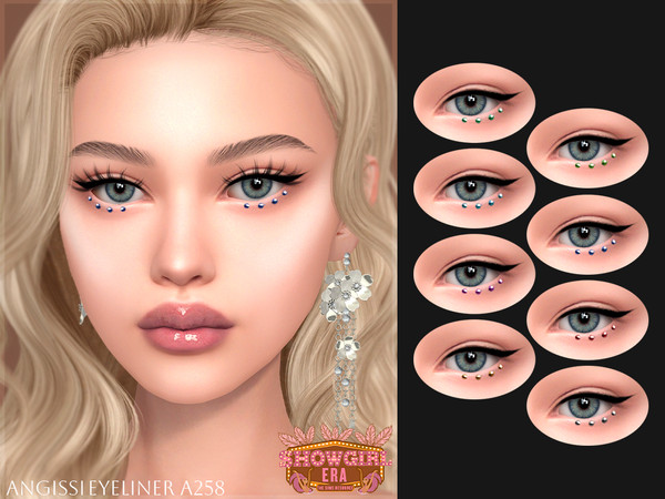 Sims 4 — Eyeliner A258 by ANGISSI — PREVIEWS MADE USING HQ MODE Makeup category