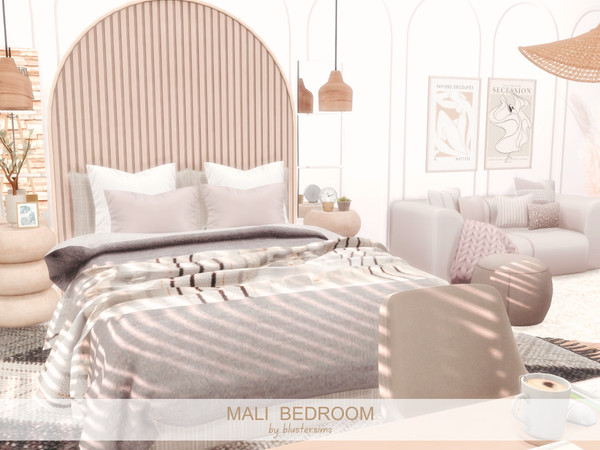 Sims 4 — Mali Bedroom by BlusterSims — Size: 5x7