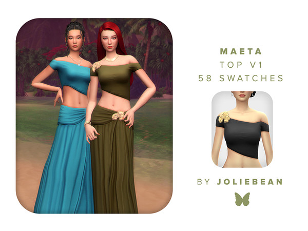 Sims 4 — Joliebean_Maeta_FlowerOverlay_Top.package by Joliebean — - BGC