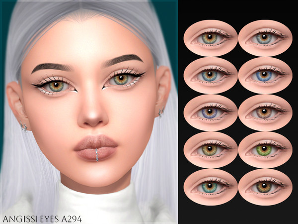 Sims 4 — EYES A294 by ANGISSI — PREVIEWS MADE USING HQ MOD Facepaint category