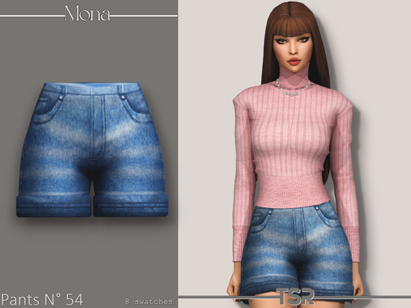 Sims 4 — Pants_54 by Mona — -New mesh-