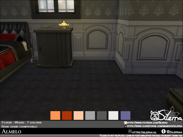 Sims 4 — Almelo Floor by Silerna — - Basegame compatible
