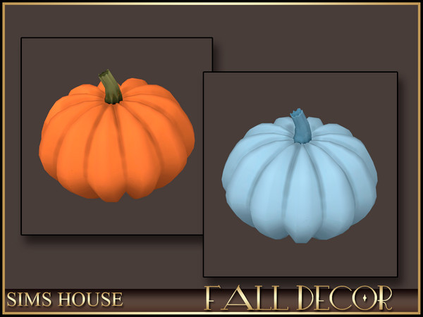 Sims 4 — Sims House SMALL PUMPKIN | FALL DECOR by Sims_House — FALL DECOR
