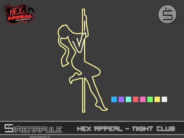 Sims 4 — [SeN4] Hex Appeal - Heeled shoe by Simenapule — Hex Appeal - ClubHex Appeal - ClubHex Appeal - Club