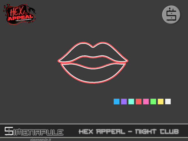 Sims 4 — [SeN4] Hex Appeal - Neon sign Wicked nights by Simenapule — Hex Appeal - ClubHex Appeal - ClubHex Appeal - Club