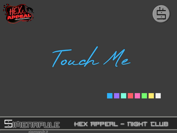 Sims 4 — [SeN4] Hex Appeal - Neon sign woman legs by Simenapule — Hex Appeal - ClubHex Appeal - ClubHex Appeal - Club